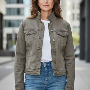 Express gray Women's Jean Jacket